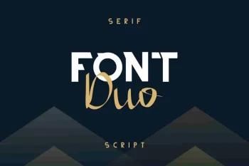 THIAGA Sans Script Font Duo
