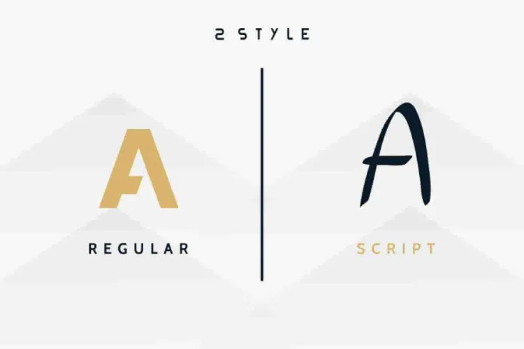 THIAGA Sans Script Font Duo