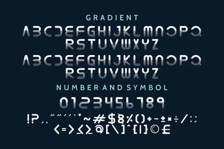 Verwalter Futuristic Font