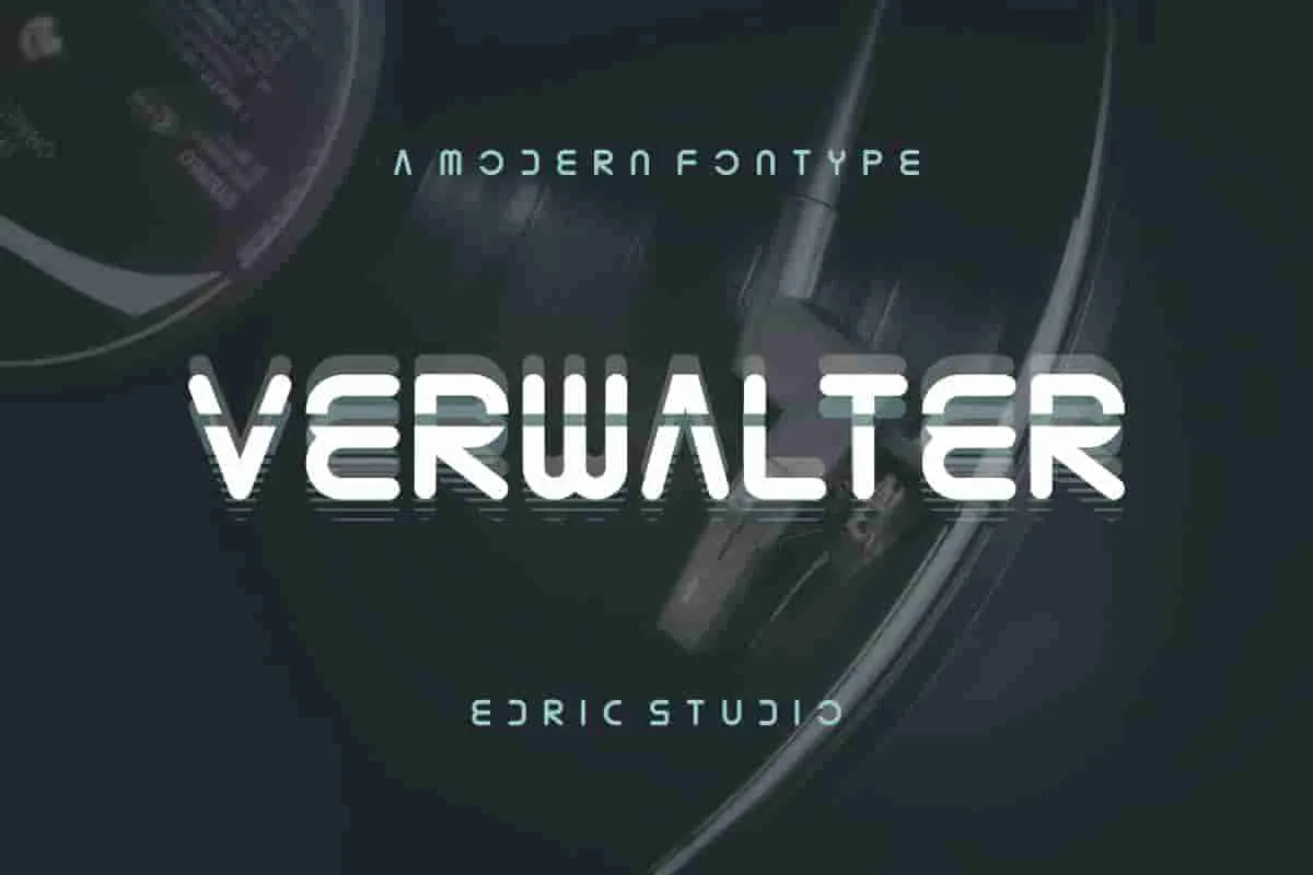 Verwalter Futuristic Font