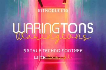 Waringtons Handwritten Font Duo