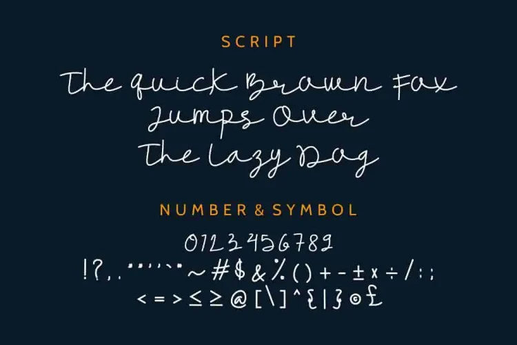 Waringtons Handwritten Font Duo