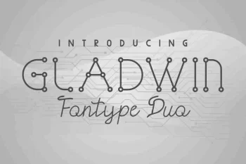 Gladwin Script Style Font Duo