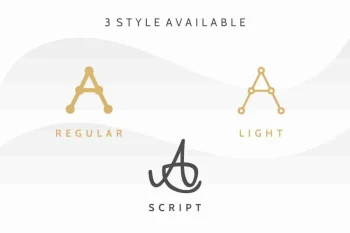 Gladwin Script Style Font Duo