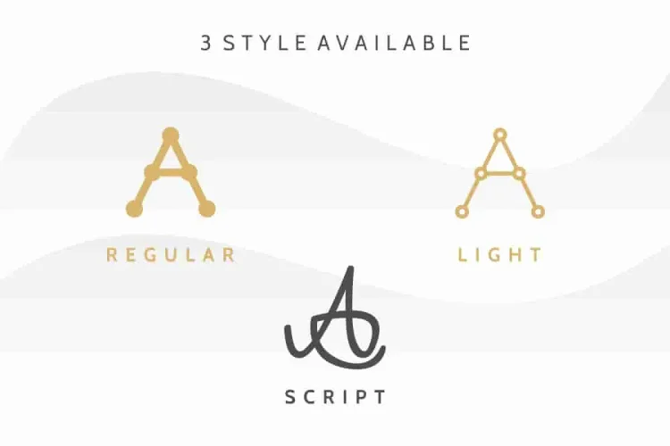Gladwin Script Style Font Duo