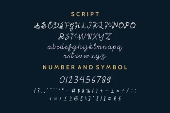Gladwin Script Style Font Duo