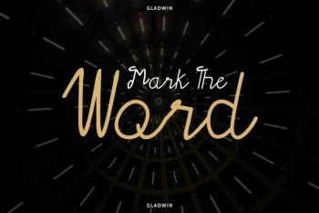 Gladwin Script Style Font Duo