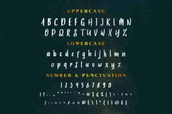 BurningSun Brush Marker Fancy Font