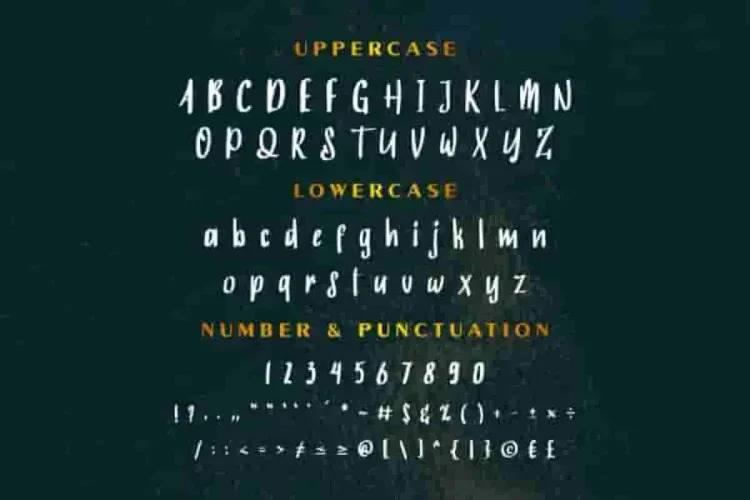 BurningSun Brush Marker Fancy Font