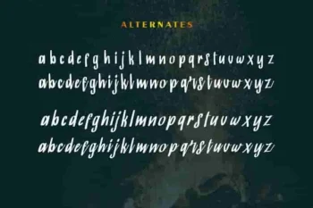 BurningSun Brush Marker Fancy Font