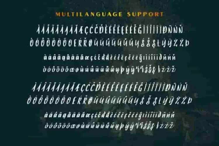 BurningSun Brush Marker Fancy Font