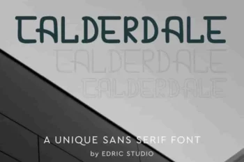 Calderdale Sans Serif Font