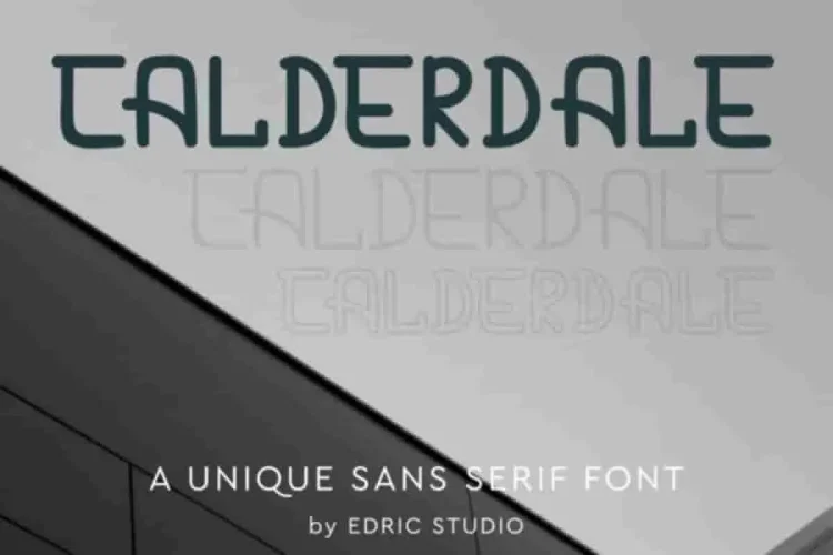 Calderdale Sans Serif Font