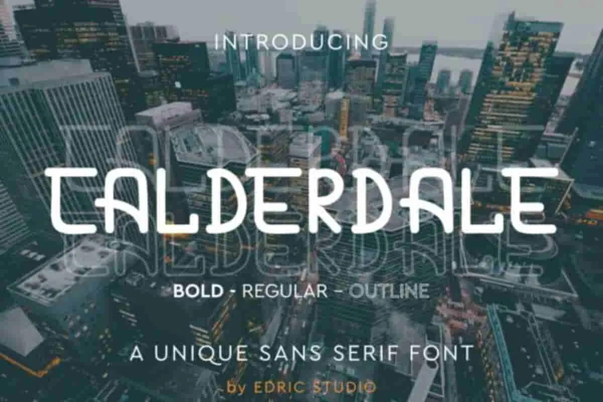 Calderdale Sans Serif Font