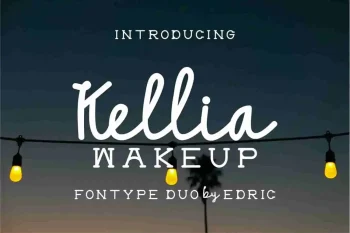 Kellia Wakeup font