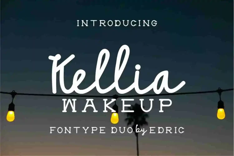 Kellia Wakeup font