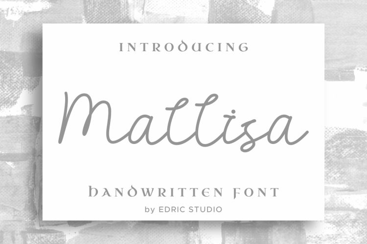 Mallisa Handwritten Font