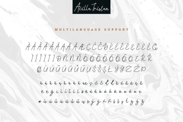 Acilla Tristan Handwriting Font - Image 4