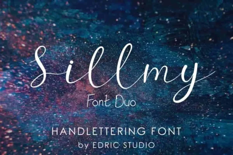 Sillmy Handwriting Caligraphy Font Duo