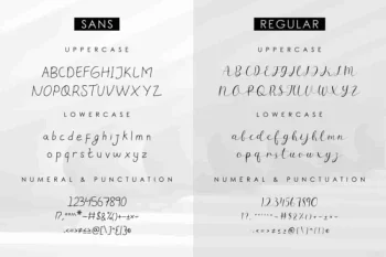 Sillmy Handwriting Caligraphy Font Duo