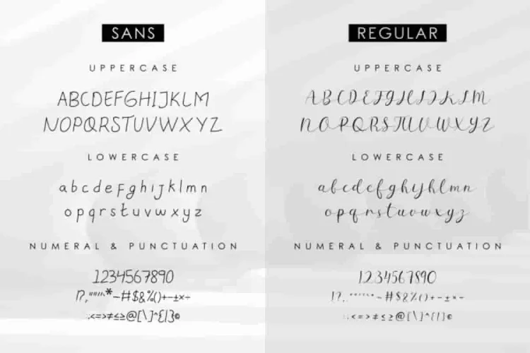 Sillmy Handwriting Caligraphy Font Duo