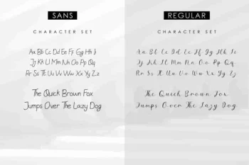 Sillmy Handwriting Caligraphy Font Duo