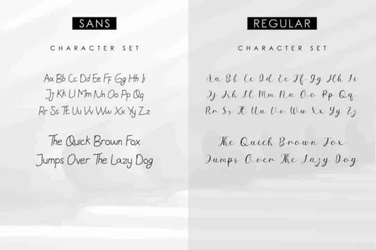 Sillmy Handwriting Caligraphy Font Duo