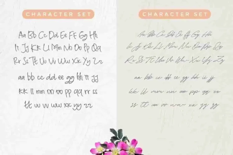 WhiteHoney Handlettered Font Duo