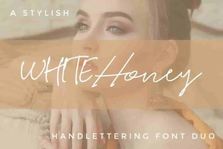 WhiteHoney Handlettered Font Duo
