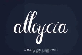 Alloycia Calligraphy Script Font