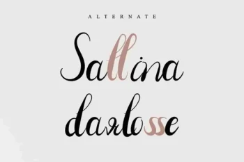 Alloycia Calligraphy Script Font