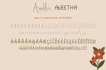 Aneetha Regular & Sans Font Duo