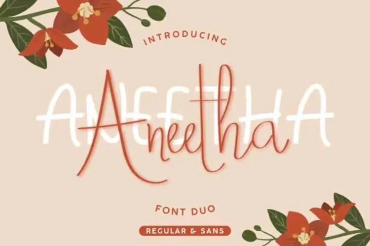 Aneetha Regular & Sans Font Duo