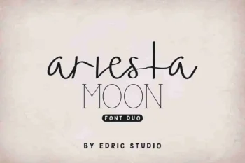 Ariesta Moon Family Font Duo