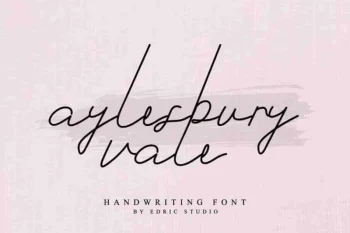 Aylesbury Vale Handwritting Font