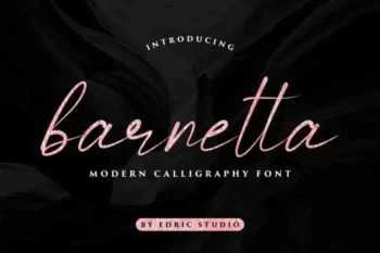 Barnetta Calligraphy Font