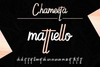 Chameeta Handwritting Font