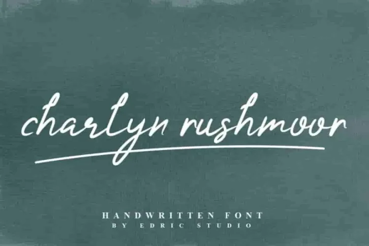 Charlyn Rushmoor Handwriting Font