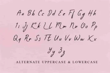 Charlyn Rushmoor Handwriting Font