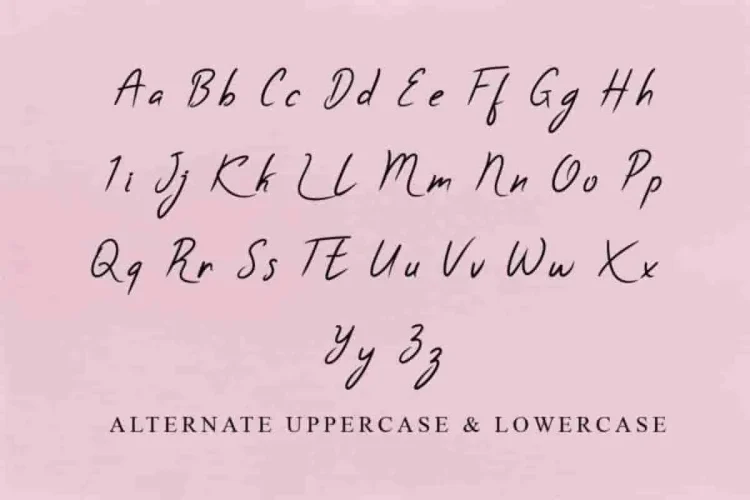 Charlyn Rushmoor Handwriting Font