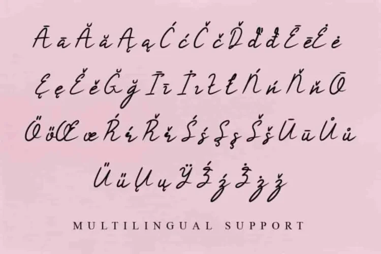 Charlyn Rushmoor Handwriting Font