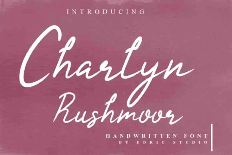 Charlyn Rushmoor Handwriting Font