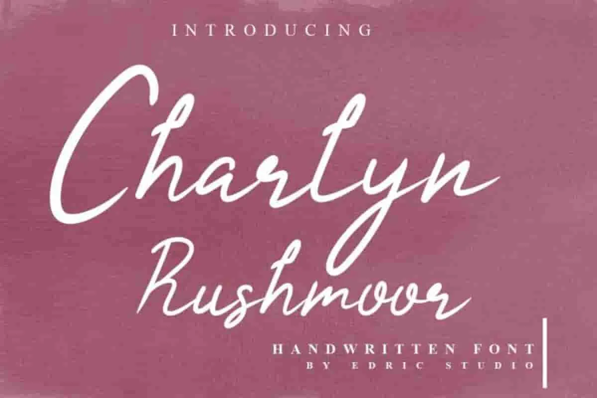 Charlyn Rushmoor Handwriting Font