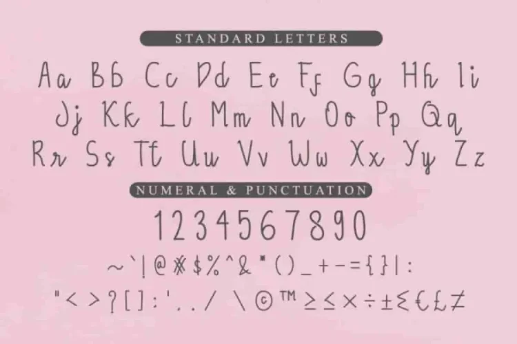 Gemintang Natural Script Font