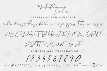 Hatching love Handwritting Font