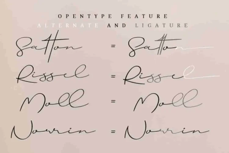 Hatching love Handwritting Font