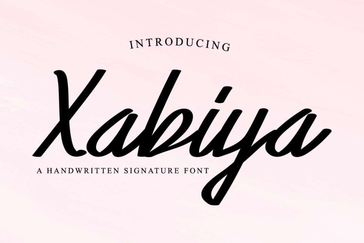 Xabiya Marker Handwritting Font