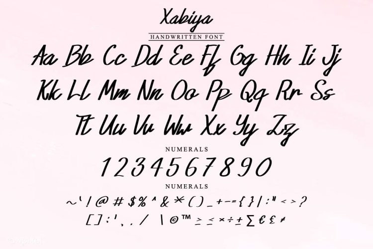 Xabiya Marker Handwritting Font - Image 3