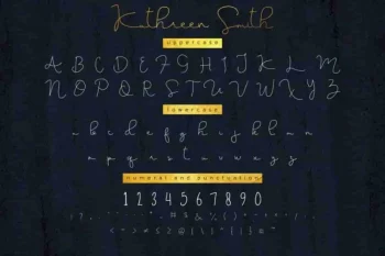 Kathreen Smith Elegant Signature Font