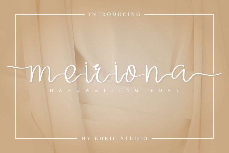 Meiriona Handwriting Font